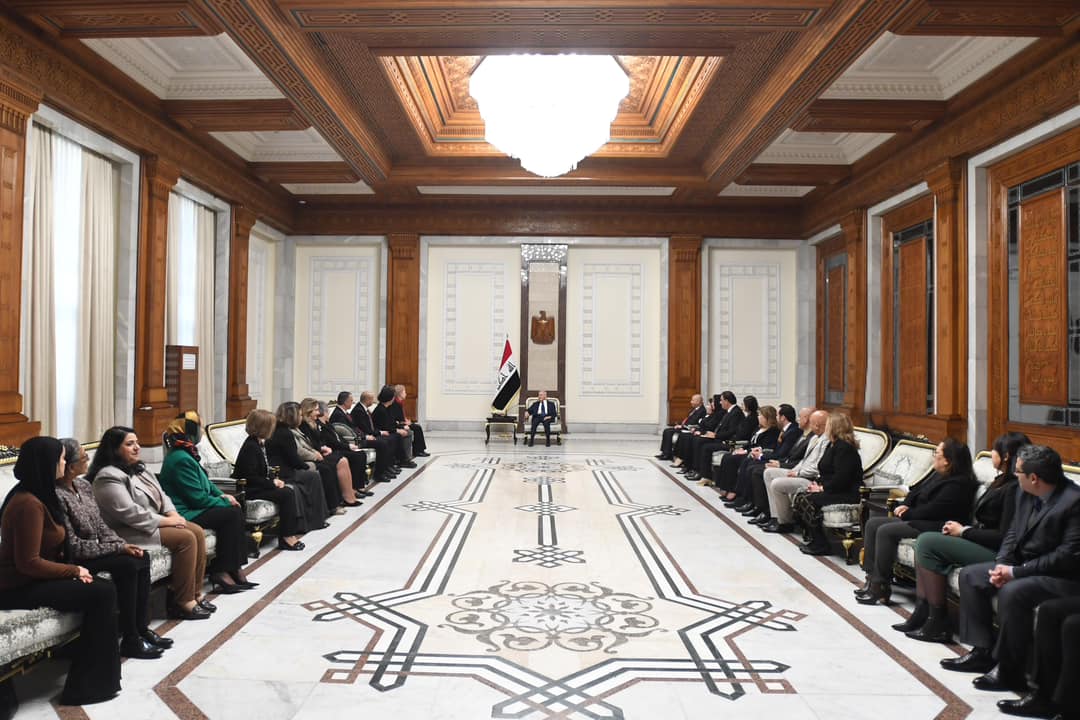 EuroMed Feminist Initiative and the Regional Observatory on VAWG received by the President of Iraq, H.E. Mr. Abdul Latif Jamal Rashid